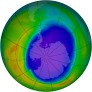 Antarctic Ozone 2008-10-10